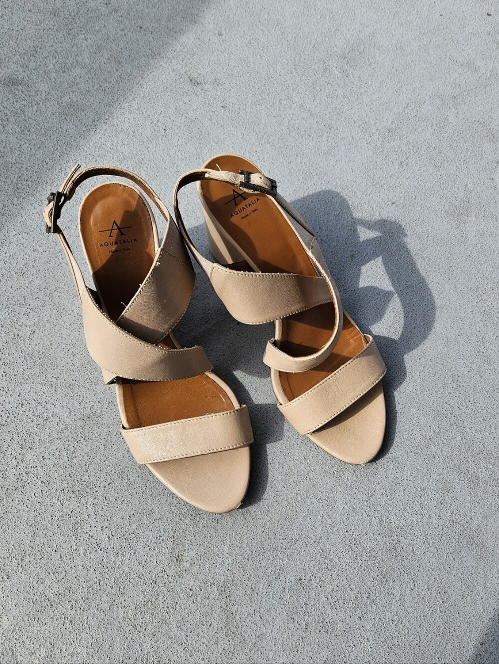 Aquatalia Wedge Sandals. Size 9